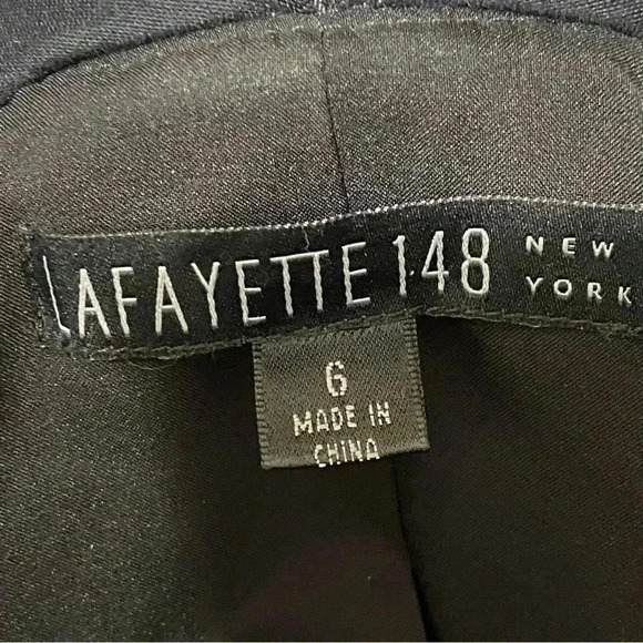 Lafayette 148 New York long jacquard duster jacket  trench opera coat modest - Picture 5 of 5